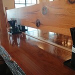 そば処 一庵 - カウンター席