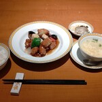 Ginza Asuta - ●ﾗﾝﾁ 季花ｾｯﾄ選択ﾒｲﾝ酢豚1706+小籠包1個385X2=2,530円 2020年03月