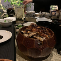 炭焼きうなぎ・かしわ 登河 - お友達のひつまぶし