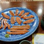 そば処 やり屋 - 信州サーモン～☆