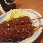 やぶ福 - 味噌串カツ