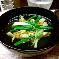 明日香 北千住本店 - 白貝　庄内あさつき 　すまし仕立て