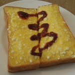 吉岡コーヒー - トーストの玉子