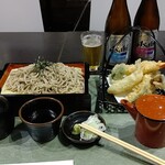 レストラン安比高原 - ●天ぷら蕎麦1430+南部そば870+中瓶ﾋﾞｰﾙ700X2=3,700円 2020年02月