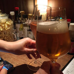 この日2回目の乾杯❣️