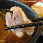 そば処 一庵 - 親鳥の肉