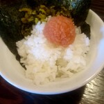 麺屋松三 - 明太子ご飯