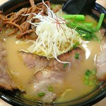 一茎草　あら田 - 玄流白湯ラーメン＋チャーシュー＋メンマ