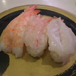 Hama zushi - エビ３種盛り