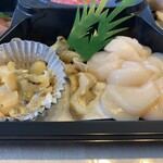 魚楽小川水産 - つぶ&ほたて