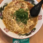 Hakata Kinryuu - 宮崎辛麺¥620内　どんぶり小さめスープ少なめ麺多め