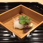 和ごころ 泉 - 菱型の器の向付け