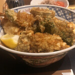 Ginza Hageten - 立派な車海老に大粒の牡蠣