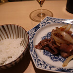 銀座 結絆 - 結絆オリジナル黒毛和牛ロースの燻しすき焼き 