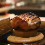 銀座 結絆 - カマス岩狭焼き焼き大根蕗の味噌