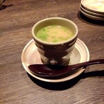 焼き鳥 やえん - 鶏スープ