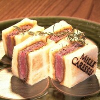 ミルカレス - 和牛ﾋﾚ肉のｶﾂｻﾝﾄﾞ