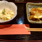天ぷら 爽華 - 小鉢2種