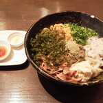 麺屋はやぶさ - 大潮まぜそば（クーポン価格４５０円、通常価格８９０円）