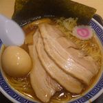 山岸一雄製麺所 - 特性ラーメン中盛（930円）