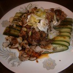 中華家庭料理 雲海 - 豚肉のニンニクソース（500円）①