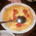 中華家庭料理 雲海 - トマトと卵炒め（630円）