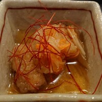 銀座 玉ゐ - お通し 穴子の南蛮漬け
