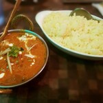 アヒリヤ - チキンカレー　1,050円    　ライス  600円