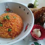 chicken rice plate