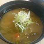 Oyster miso soup