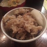 わかたろう - 今日のご飯（きのこの炊き込みご飯）