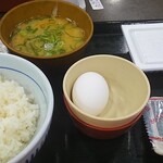 なか卯 - 納豆定食とん汁変更