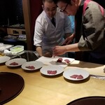 馳走 啐啄一十  - 今回は榊山牛の生産者である馬上さまを招いてのインナーのイベントでした