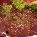 大野屋 - 炙りレバ