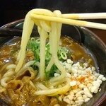 うどん四國  - 麺アップ