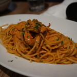 俺のイタリアン - ワタリガニのトマトクリームパスタ～スパゲッティ～