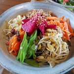 村カフェ とき - 「まごわやさしいランチ」のメイン料理：御野菜のビビンバR2.2.9