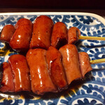 鳥田中 - レバーも黒薩摩鶏　大きさも素材の鮮度も十分です