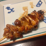 鳥田中 - 鴨にはおたふくです　さっぱりと濃厚が交互にきますね