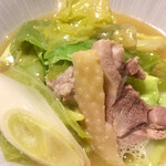 鳥田中 - スープも素材の味が加わってどんどん旨さが増します