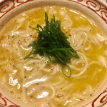 鳥田中 - 締めたのに・・・鳥白湯中華そばを追加してしまいました