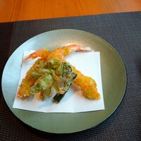 日本料理 弁慶 ホテル日航大阪 - 海老の花揚げ