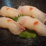 Sushiandou - 鮃　昆布締め