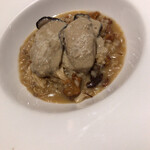 マッシュルーム - 牡蠣とキノコのリゾット