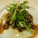 中国麺飯 勇 - ＊ある日の前菜はホタルイカ。春です！さっとボイルしたイカは旨味がぎっしり！