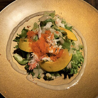 鉄板焼 摩天楼 東京スカイツリー・ソラマチ店 - ズワイガニのサラダ