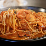 pasta家 - 漁師風トマトソース（麺1.5倍）