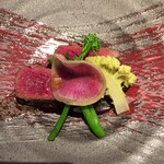 クッチーナ イタリアーナ アメリア - 佐賀牛ランプ肉ステーキ
