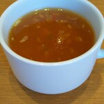 KK Indian Restaurant - 本日のスープは身体に優しい(*´∀`)♪