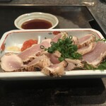 鉄板居酒屋 へらちょんぺ - とりたたき（650円）　Ｍっる撮影